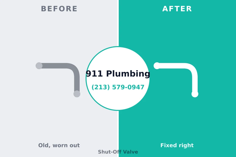 Before and after: plumbing company Linden, AZ
